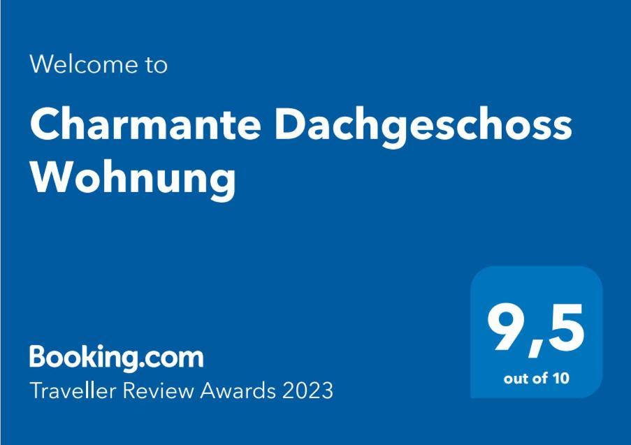 Charmante Dachgeschoss Wohnung Leipzig Exterior foto