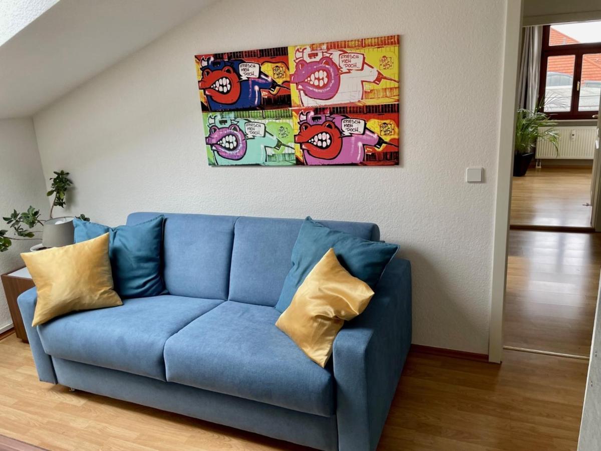 Charmante Dachgeschoss Wohnung Leipzig Exterior foto
